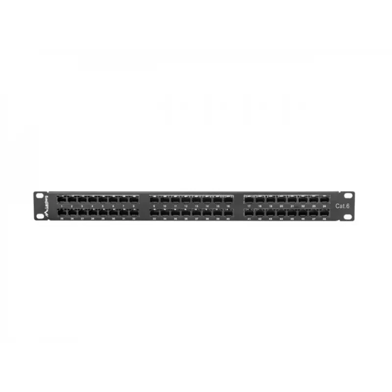Lanberg PPU6-1048-B - Patchpanel - 1U - 19 inch
