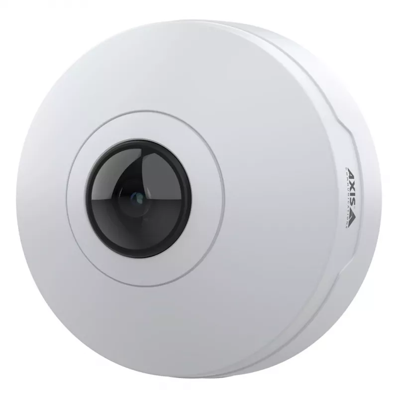 Axis M4327-P 02636-001 Panorama-Mini-Dome-IP-Kamera für innen, 6 MP, Fischauge 180/360°, Decke/Wand, Weiß