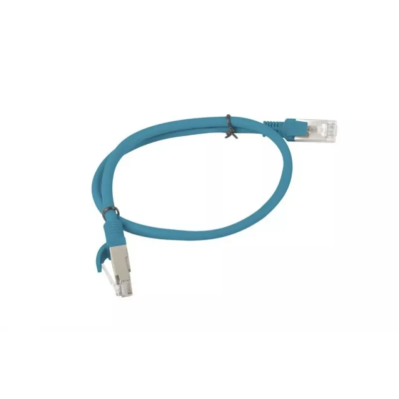 Lanberg PCU5-10CC-0050-B Netzwerkkabel RJ45 Cat5e U/UTP, 0,5 m, blau
