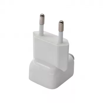 Akyga AK-AD-60 EU-Ersatzstecker CEE 7/16 auf IEC C7, Weiß