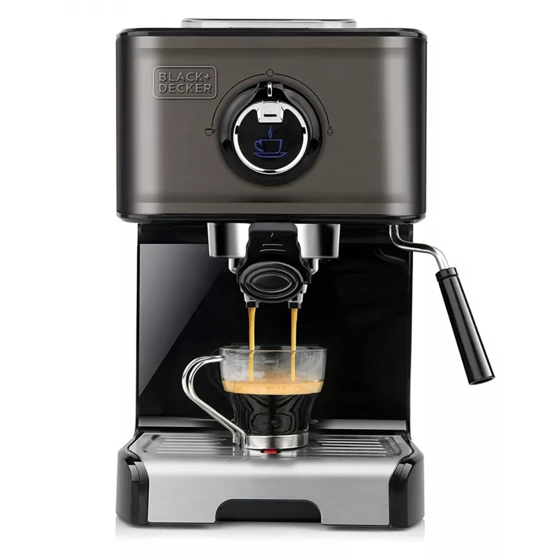 Black+Decker BXCO1200E Siebträger-Espressomaschine, 1200 W