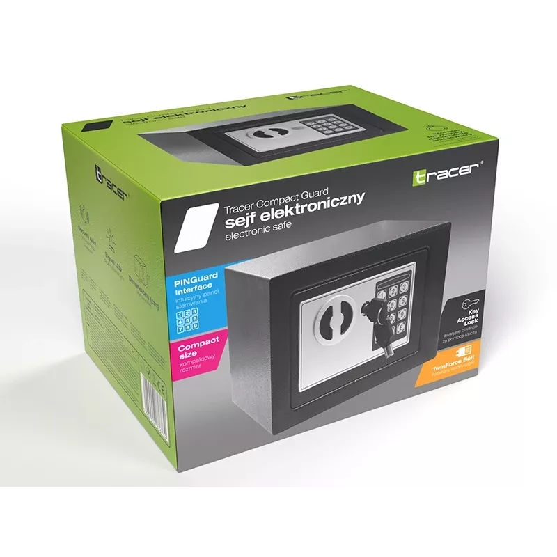 Tracer 47640 Compact Guard elektronischer Tresor
