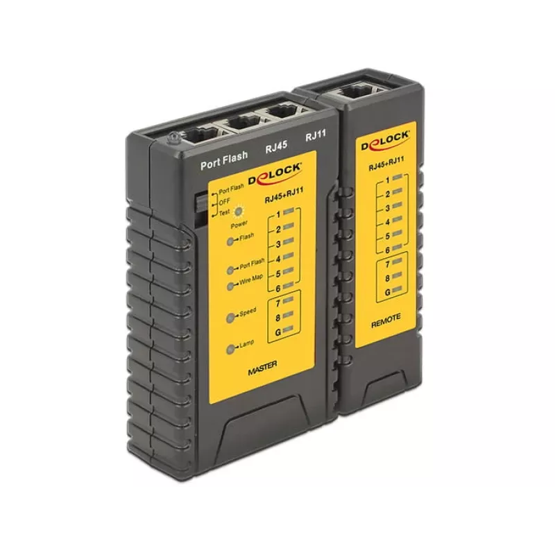 Delock Kabeltester + Portfinder - Netzwerktester-Set (86407)