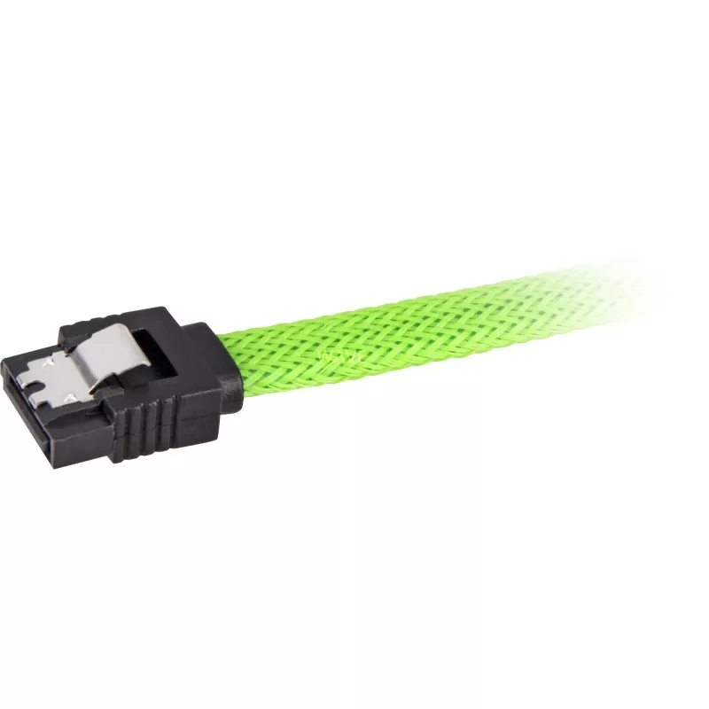 SATA-Kabel Sharkoon SATA 3 0,45 m 7-Pin Schwarz Grün