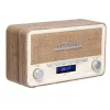 Denver DAB-18LW DAB+/FM Retro-Radio, Bluetooth, Holzoptik hell