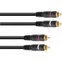 Cinch-Kabel Omnitronic 30209375, 2xRCA auf 2xRCA, 5 m Länge