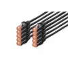 DIGITUS CAT6 S-FTP Patchkabel 2m, 10 Stück schwarz (DK-1644-020-BL-10)