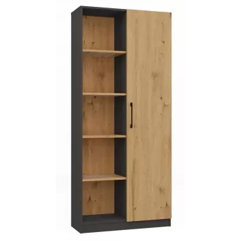 Bücherregal-Aufsatz Topeshop RD-80 ANT/ART KPL, 10 Regalböden, Spanplatte, 800×300×1820 mm