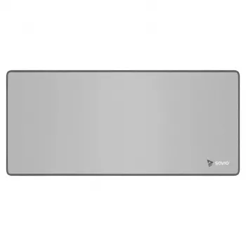 Gaming-Mauspad SAVIO Turbo Dynamic XL — Grau, 900×400 mm, 3 mm dick, genähte rutschfeste Stoffoberfläche