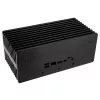 Akasa Turing ABX UCFF lüfterloses Gehäuse für AMD Mini-PC (Gigabyte BRIX 4000U), Aluminium, Schwarz