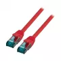 EFB-Elektronik RJ45 Patchkabel Cat.6A S/FTP LSZH Rot 0,15m Hersteller: EFB Elektronik (MK6001.0,15R)