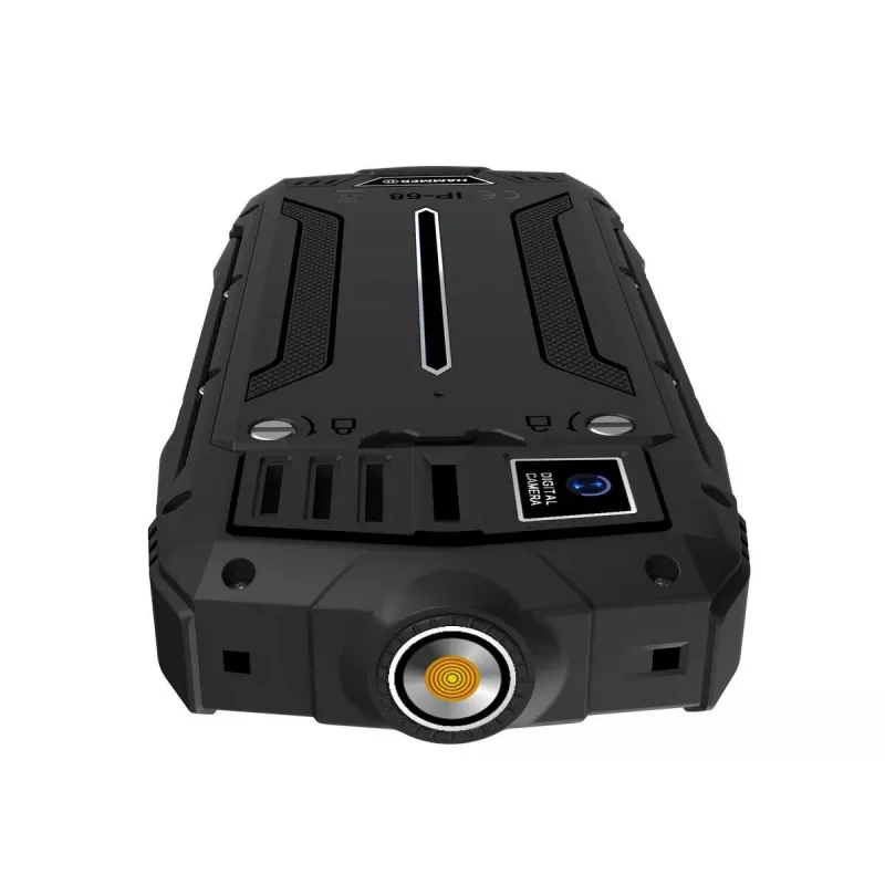 Hammer ROCK LTE robustes Mobiltelefon 48 MB RAM 128 MB, 2,4" IPS, Dual-SIM, 3G, IP68, 2 MP, 3000 mAh, Schwarz