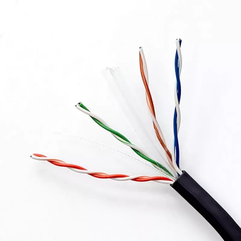 Ethernet-Patchkabel QOLTEC CAT6 UTP, 50 m, schwarz