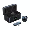 White Shark DSM-06 Tassa drahtloses Lavalier-Mikrofon, USB-C, Schwarz