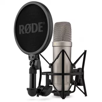 Rode NT1 5th Generation Studio-Kondensatormikrofon mit XLR und USB, silber (NT1GEN5)