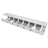 ROLINE 17.03.1302 Kabelorganizer unter dem Schreibtisch, Silber, 2er-Pack