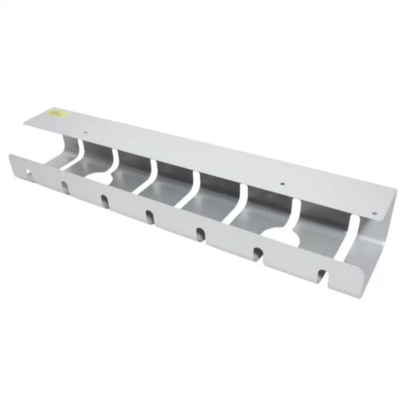 ROLINE 17.03.1302 Kabelorganizer unter dem Schreibtisch, Silber, 2er-Pack