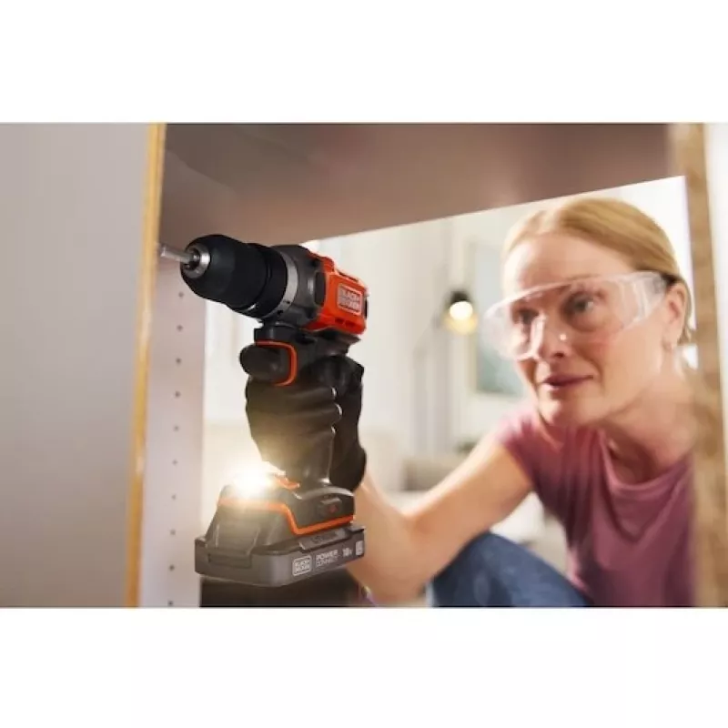 Akkuschrauber Black & Decker BCD382XN 18V — kompakter 18 V Bohrer (ohne Batterie)