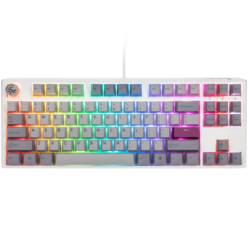 Ducky One 3 TKL Tastatur Gaming USB US English Silber