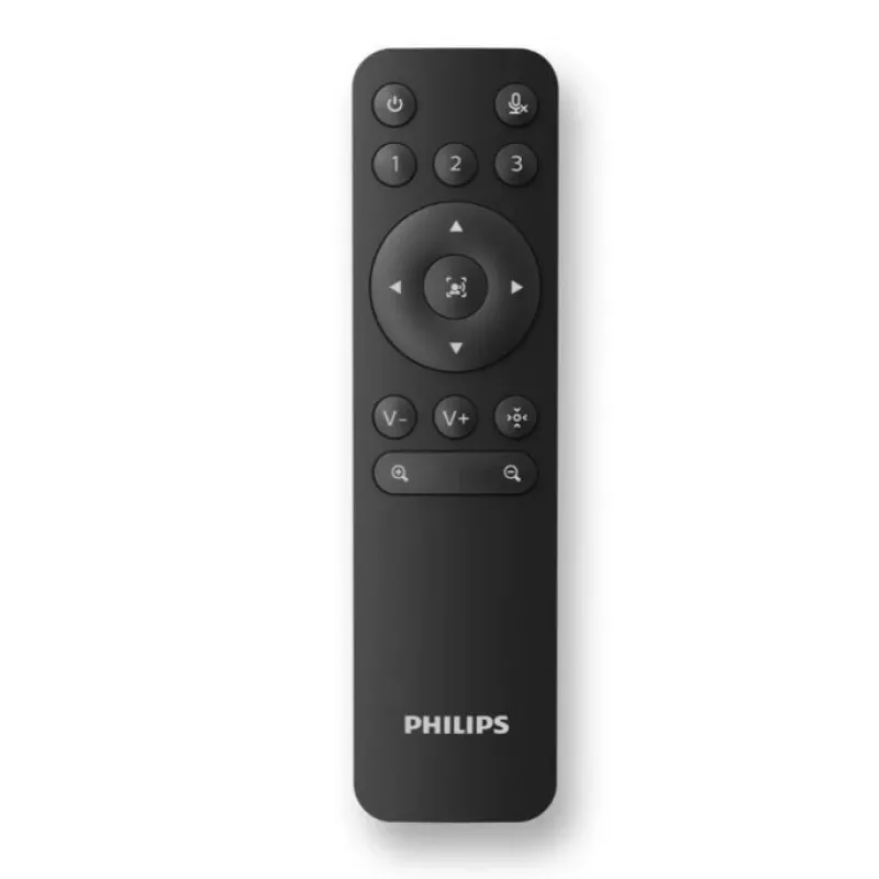 Philips PSE0550 SmartMeeting tragbare 4K-Videokonferenzkamera mit integriertem Mikrofon, 30 fps, USB, Schwarz/Silber