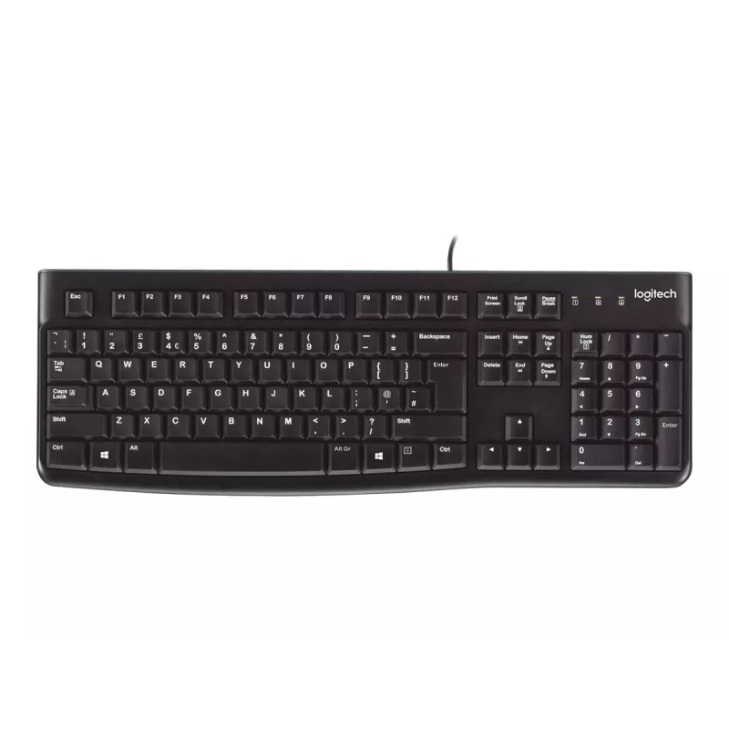K120 Kabelgebundene Tastatur, kabelgebunden, USB, QWERTZ, schwarz