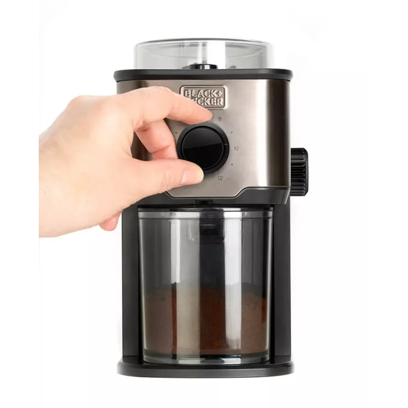 Black & Decker ES9080020B Kaffeemühle, Edelstahl