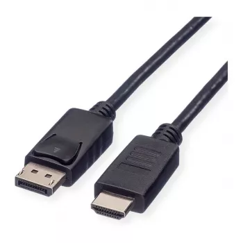 ROLINE Recyclingmaterial 11.45.5781 Videokabel-Adapter 2 m DisplayPort HDMI Schwarz