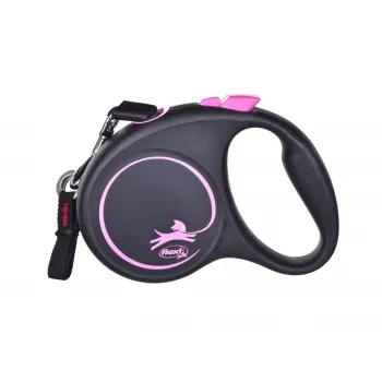 Flexi Black Design S 5 m Hunde-Automatikleine