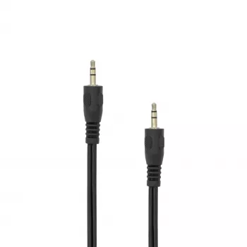 SBOX AUDIO CABEL 3.5 mm Stecker auf Stecker 0,5 m Schwarz