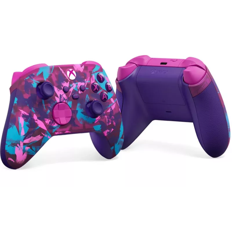 Microsoft Xbox Wireless Controller Heart Breaker Special Edition EP2-29568, Bluetooth, AA-Batterien, bis zu 40 Std., blau/pink/violett