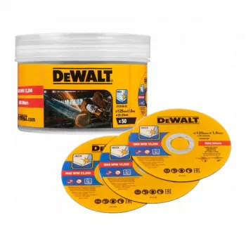 Trennscheibe 125 mm x 1 mm, DeWalt, 50er-Pack