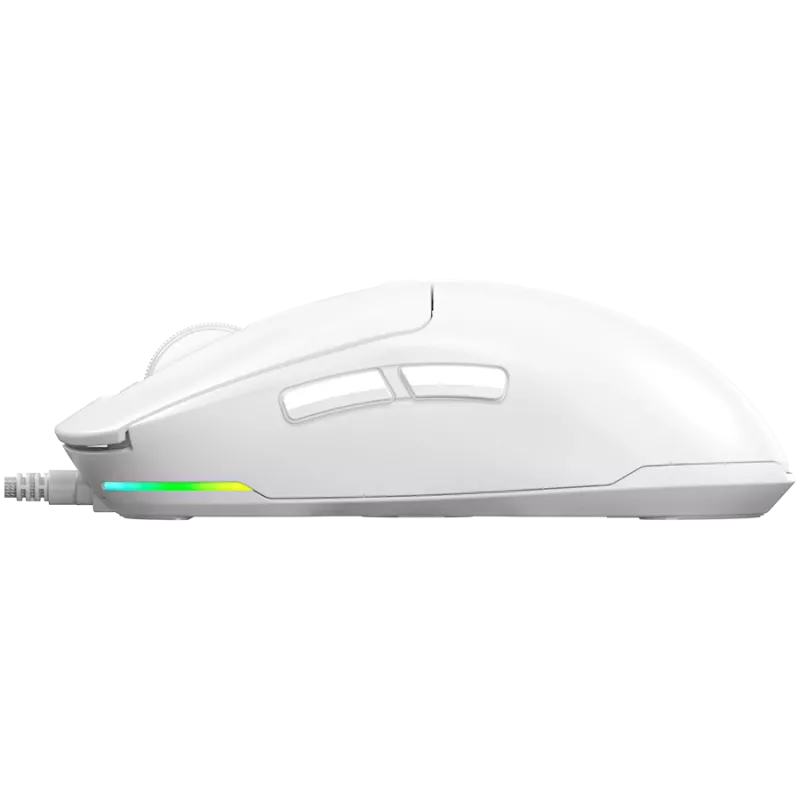 LORGAR MSA10, Ultralight Wired Gaming Maus Advanced, weiß
