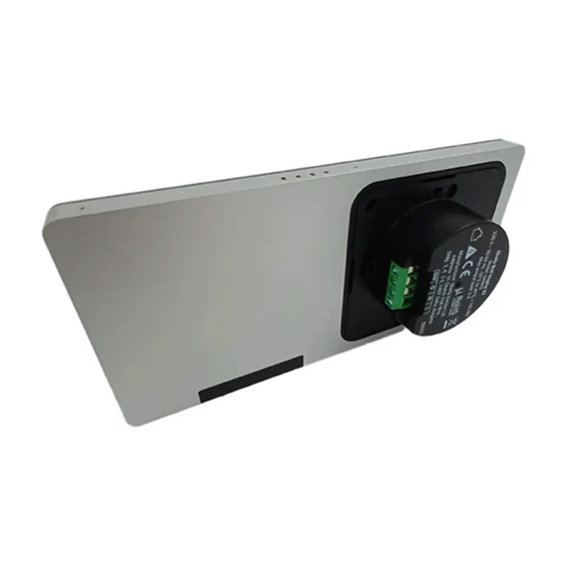 Shelly Wall Display X2 Bedienteil, WLAN, Bluetooth, Silber + BLU H&T Elfenbein