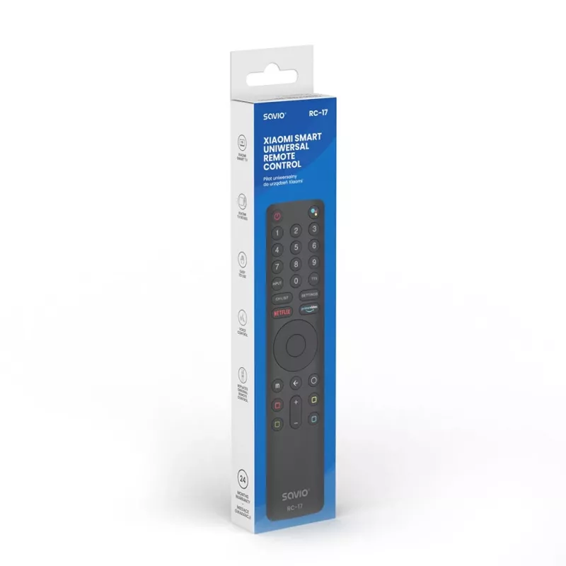 SAVIO RC-17 Universal-/Ersatzfernbedienung für Xiaomi Smart TV
