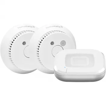 Homematic IP Smart Home Starter-Set Rauchmelder (HmIP-SK27), 1x Access Point, 2x Rauchmelder