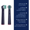 Beurer TB Clean Eco Green Planet Bürstenköpfe, dunkelblau, 4er-Pack
