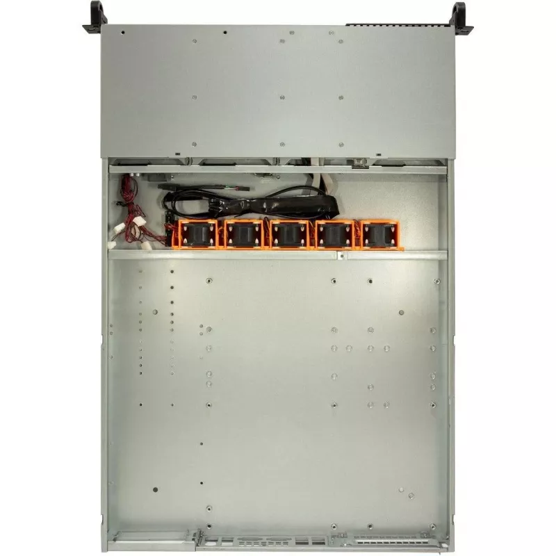 Inter-Tech IPC 1U-1404 Rack Schwarz, Edelstahl