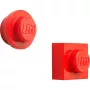 Magnet-Set von Room Copenhagen, Modell 40101730 (rot) – dekorative LEGO-Style-Magnete