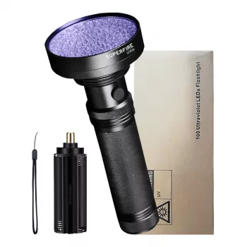 Taschenlampe Superfire UV06 ultraviolettes Licht 395nm IP46 Handlampe