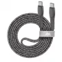 Rivacase PS6105 GR21 USB-C-auf-USB-C-Kabel, 2,1 m, Grau