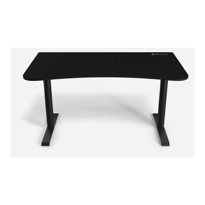 Arozzi Arena Medium Gaming-Tisch ARENA-MEDIUM-PBK, 140 x 75,5 cm, vollflächiges Mikrofaser-Mauspad, Pure Black