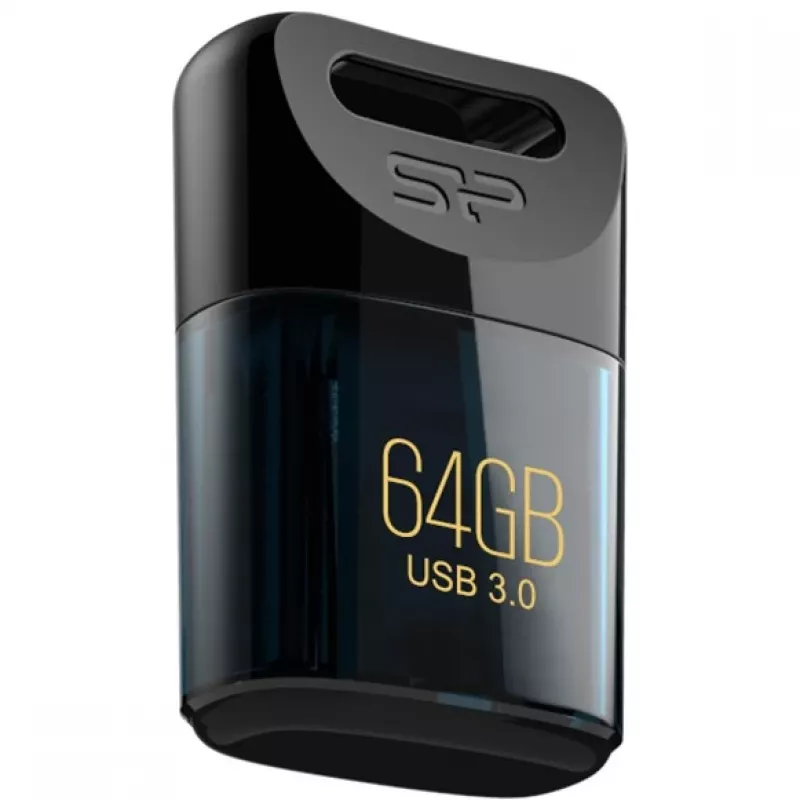 Silicon Power Jewel J06 SP064GBUF3J06V1D 64 GB USB-Stick, USB 3.2 Gen 1 (USB 3.0), Dunkelblau