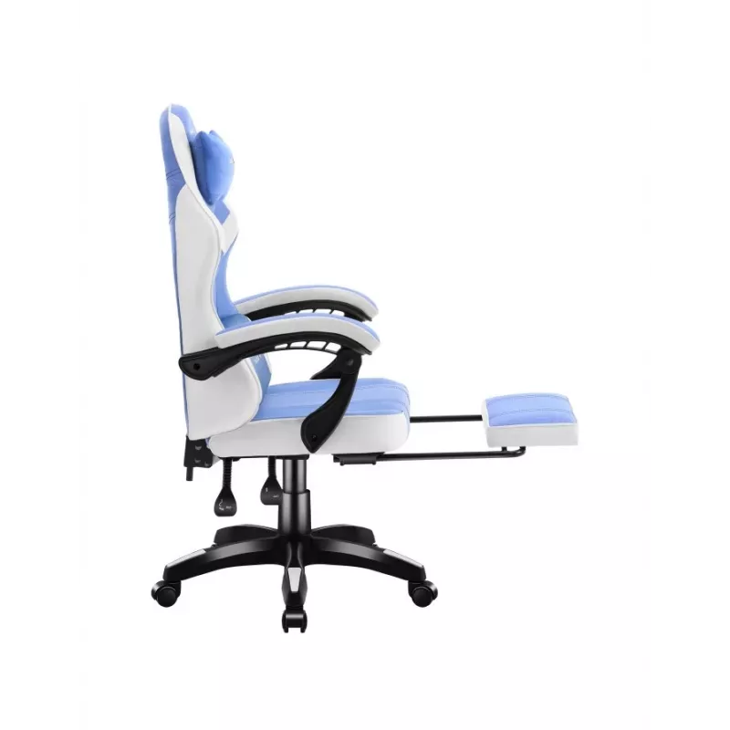 Gaming-Stuhl huzaro Force 3.7 Blau — ergonomisches Design, höhenverstellbar