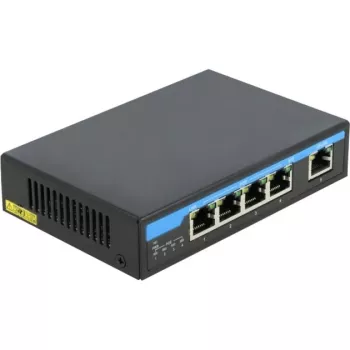 Netzwerk-Switch DeLOCK 87764 Gigabit Ethernet PoE Schwarz