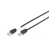 Digitus Netzwerkkabel CAT 6 S/FTP Outdoor-Patchkabel RJ-45 Cat6 10 m Schwarz