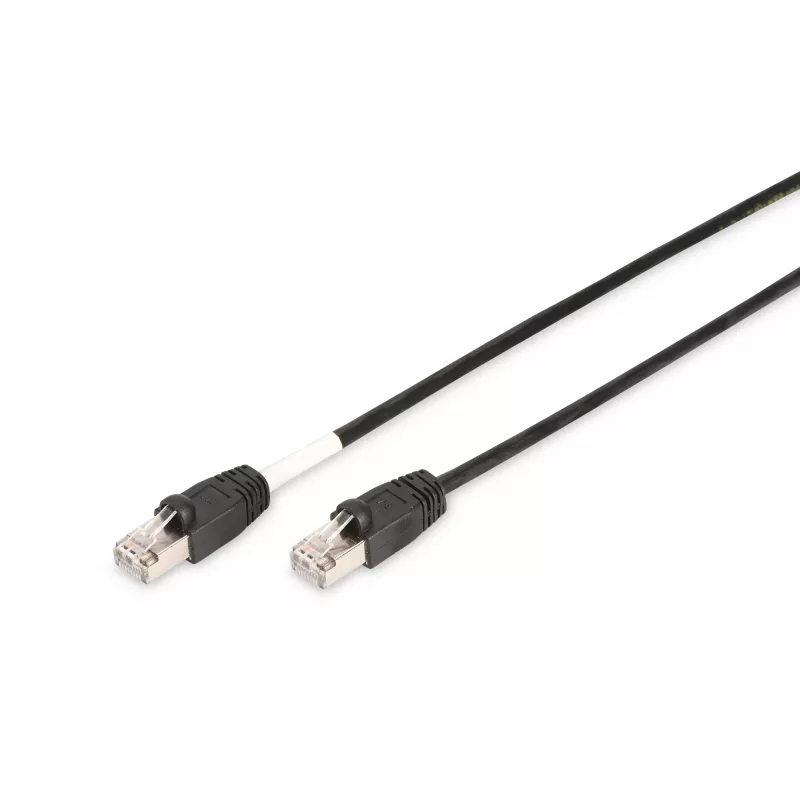 Digitus Netzwerkkabel CAT 6 S/FTP Outdoor-Patchkabel RJ-45 Cat6 10 m Schwarz