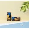 Schutzhülle iKins für Samsung Galaxy Note 20, schwarz „Cafe Terrace“