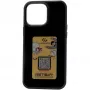 RealPower 504404 Magic Case Hülle für iPhone 15, Farbdisplay, MagSafe, schwarz