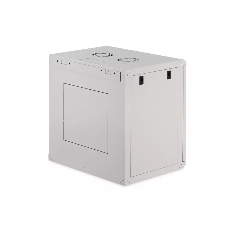 Wandmontage-Schrank DIGITUS Dynamic-N 12U, 19 Zoll, 600x450 mm (BxT), IP20, Schlüsselschloss, unmontiert