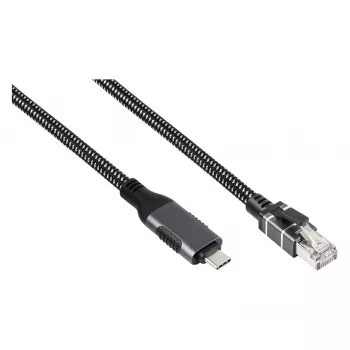 Good Connections Ethernet-Kabel USB-C RJ45, Anthrazit, 0,5 m